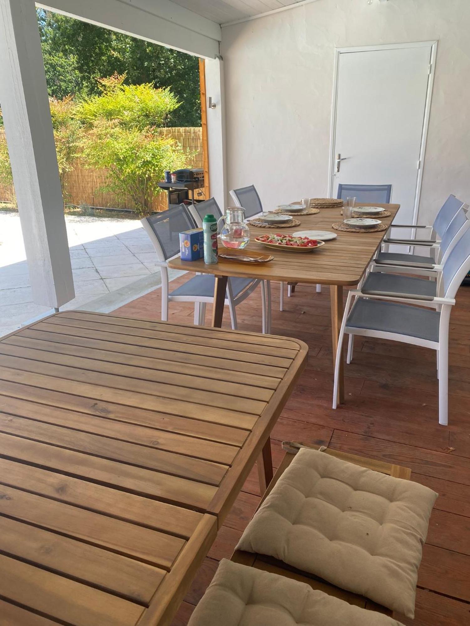 Maison Dharma A 5Km De La Plage Avec Sauna Mimizan Ngoại thất bức ảnh